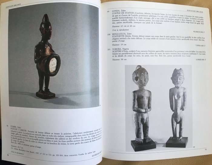 Alte Kataloge Art Tribal Stu LOUDMER Paris 7 Papier Afrika