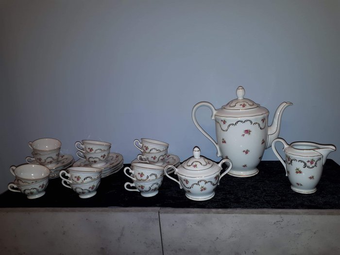 Rheinkrone Bavaria - Coffee / tea service per 11 - Porcelain