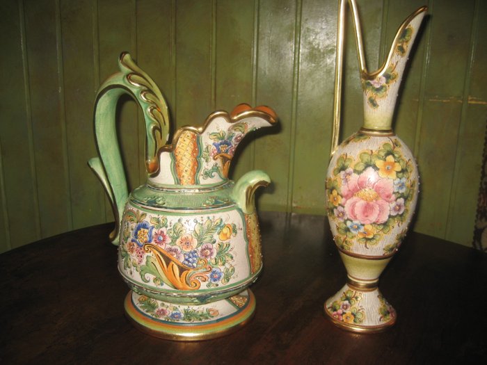 Gialletti G.P. - Deruta - Vase (2) - Ceramic