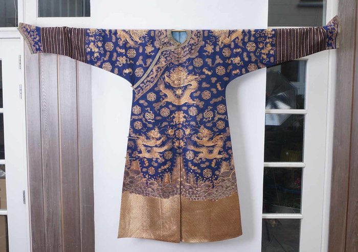 Dragon robe (1) - Silk - China - 19th century - Catawiki