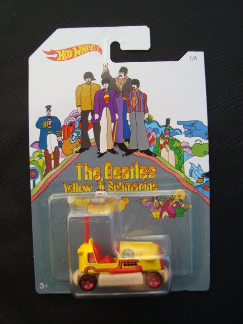 Limited Edition Set of 6 Diecast Hot Wheels Yellow Submarine