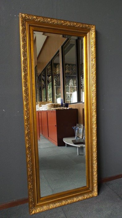 Large Classic Full Length Mirror, Full Length Mirror Gold Vintage