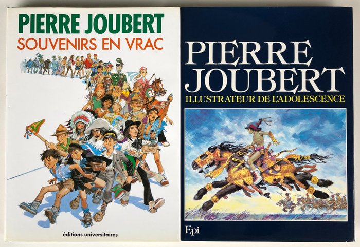 Pierre Joubert - Souvenirs en vrac + Illustrateur de l'adolescence - 2x hc - Erstausgabe - (1979/1986)