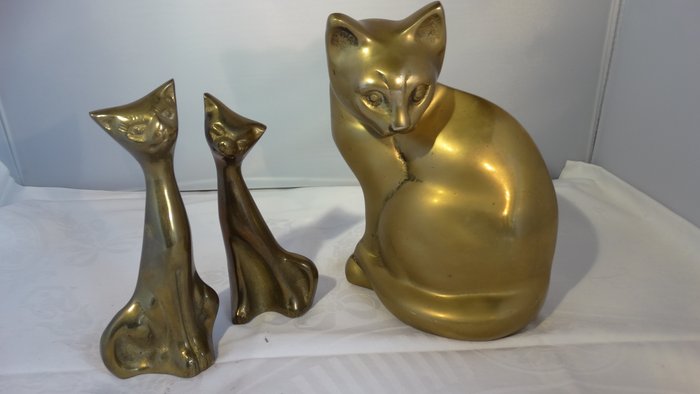 Brass Cats (3) - Brass