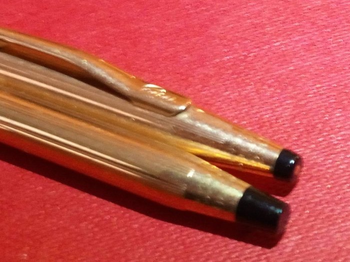 Cross - 高仕 - 金14k填充笔和机械铅笔 - 对 2