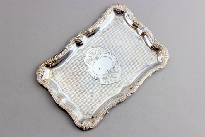 Antique small tray - Silverplate - Armand Frenais - France - 1890