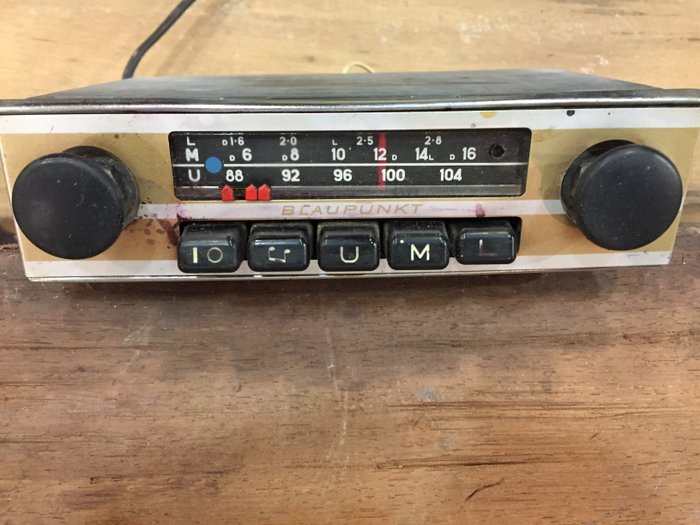 Bilradio - Blaupunkt  FTZ-Nr. U 108 - 1972 (1 föremål) 