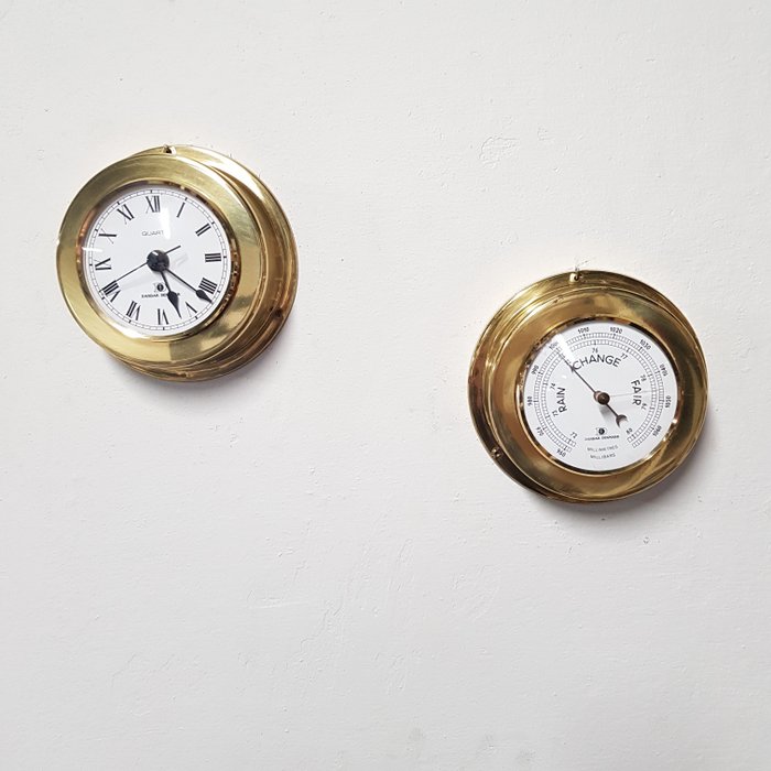 Danbar - Reloj y barómetro - Latón