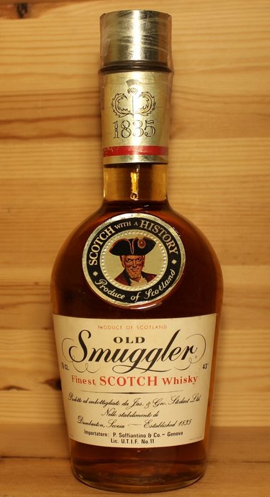 Old Smuggler Finest Scotch Whisky - b. Δεκαετία του 1970 - 75cl