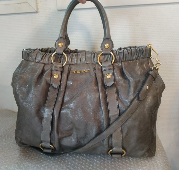 Miu Miu Prada Tote Handbag / Shoulderbag XL Handbag - Catawiki