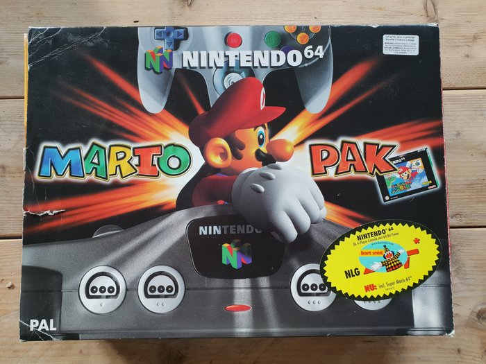 N64 Limited Edition MARIO PAK - Nintendo 64 MARIO 64 - En la caja original