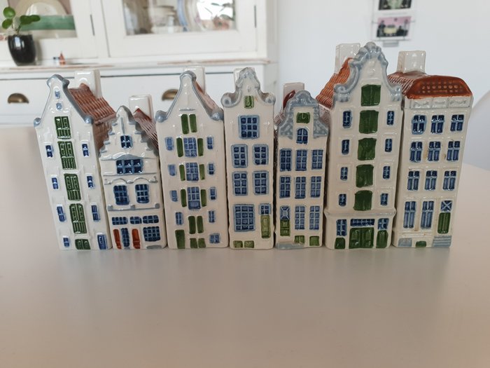Royal Goedewaagen - Delft blue houses (7) - Ceramic