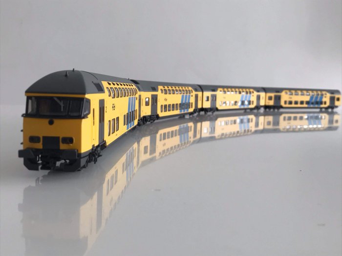 Trix H0 - 23459 - Juego de trenes, Vagón de viajeros - Doble piso, DDM, DD-AR - NS