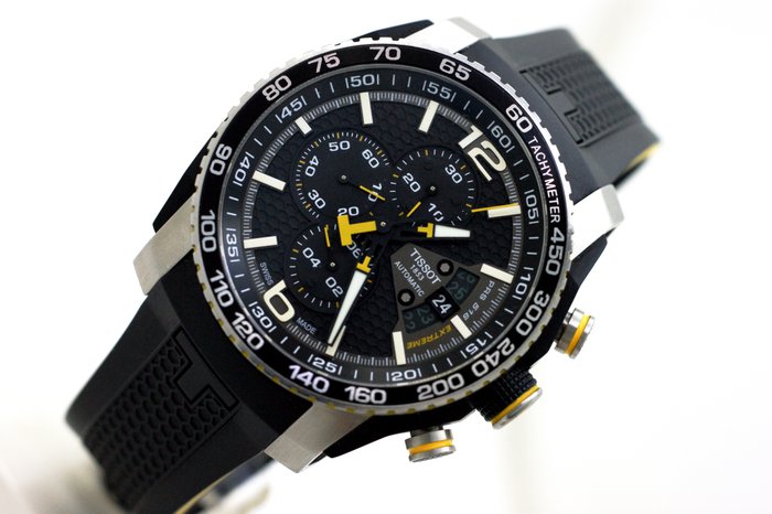 Tissot - PRS 516 Extreme Automatic Chronograph Yellow-Black - Ref.T079427 - Heren - 2011-heden
