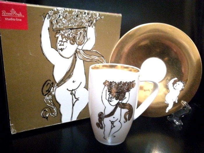 Andy Warhol - Rosenthal - Cup og tallerken - Porcelæn