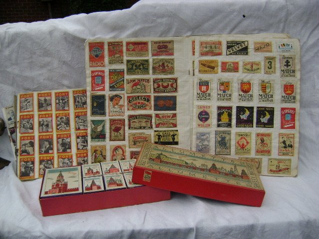 Matchboxes - labels (2) - Paper and wood.