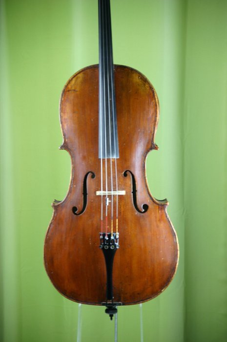 4/4 altes ital. Cello "Lorenzo VENTAPANE Neapel ca. 1840" - Wiolonczela