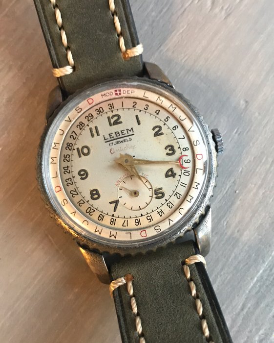 Lebem - Day date pointer - Homme - 1950-1959