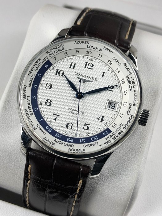Longines - Master Collection World Time GMT Automatic - L2.631.4 - Herre - 2011-nå