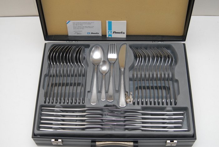 Amefa - Cutlery case 62 pieces (1) - stainless steel 18/10