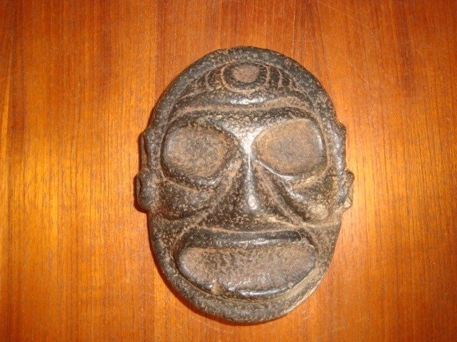 Maske - Kultur Taino (1) - Stein - Dominikanische Republik 
