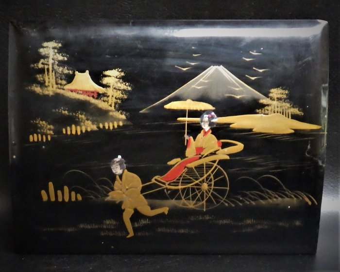 漆畫相冊 - 漆, 珍珠母, 紙 - 日本 - 20世紀初