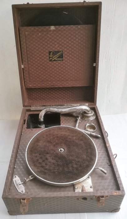 LIMANIA Perfect - Gramophone / Phonograph (1) - Karton, Staal