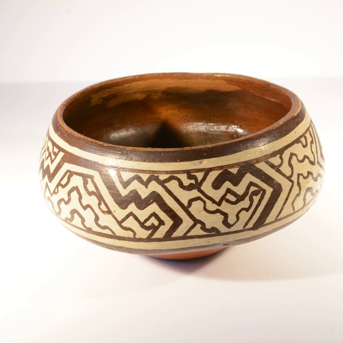 Keramiska objekt (1) - Lergods - Shipibo Art - Shipibo indianer - Peru - Amazon 