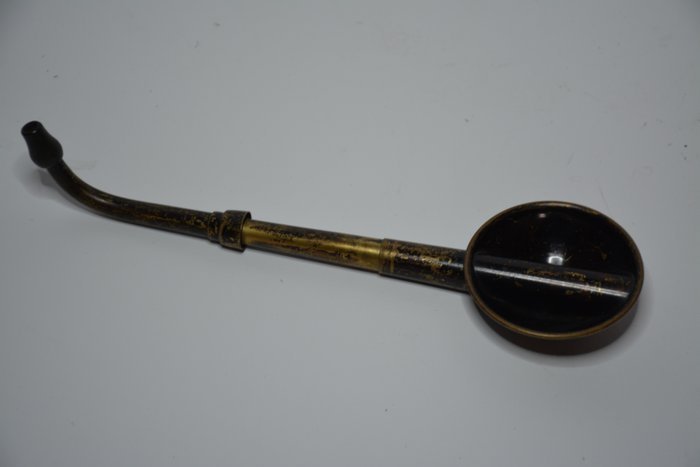 Ohrhorn oder Ohrentrompete - Messing - 19. Jahrhundert