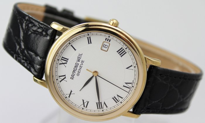 Raymond Weil - Geneve 18kt Gold Plated  - 5575 - Herre - 2000-2010