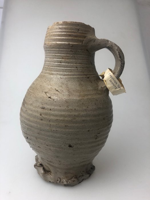 Jug, 15 / 16th century Siegburg (Soil find) - Stoneware