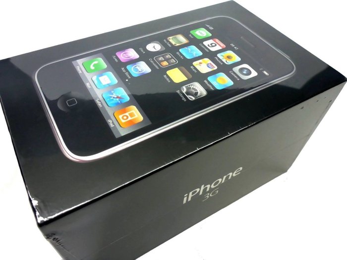 Apple - iPhone 3G-8GB fekete - Eredeti, lezárt dobozban