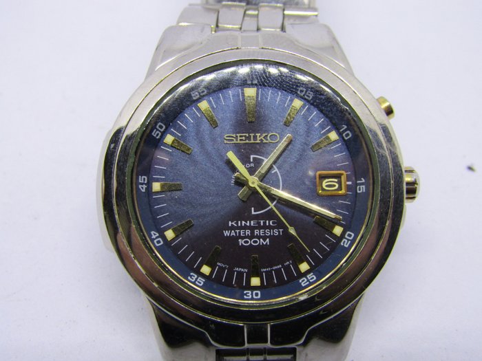 Seiko - Kinetic Water Resistant 100M - model no. 5M42-0L20 - Mænd - 2000-2010