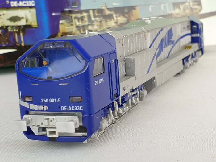 Mehano H0 - T159 29570 - Diesel lokomotiv - BR250 "Blue Tiger" med lyd