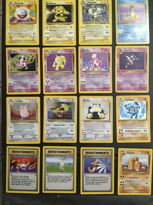 Rare Uncommon Fossil Set Holos Common Jungle Details about   Pokemon Card Selection Base