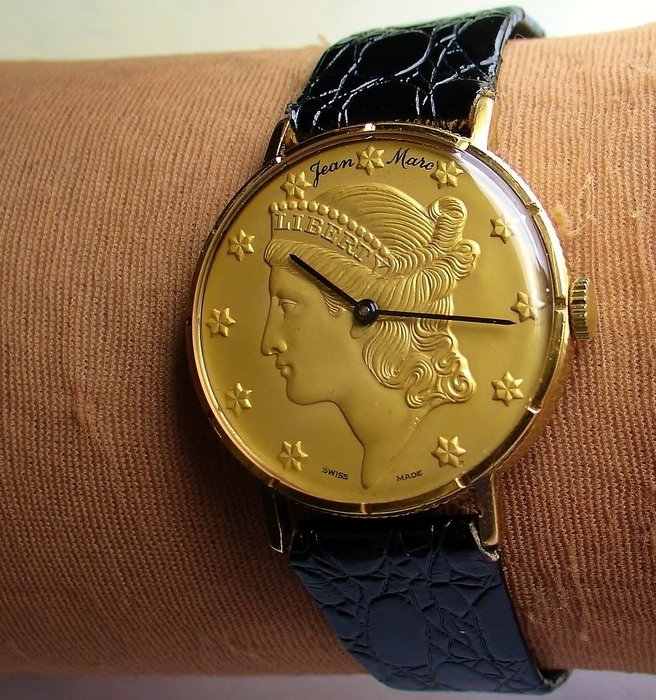 WAKMANN - "Liberty  Coin Watch" + Garantie - Hombre - 1970-1979