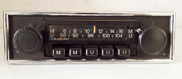 Estereofonia del coche de la vendimia - Blaupunkt FTZ-Nr. U 108 - 1971 