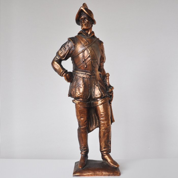 William T. Marotta - Sculpture, Spanish conquistador "conqueror"