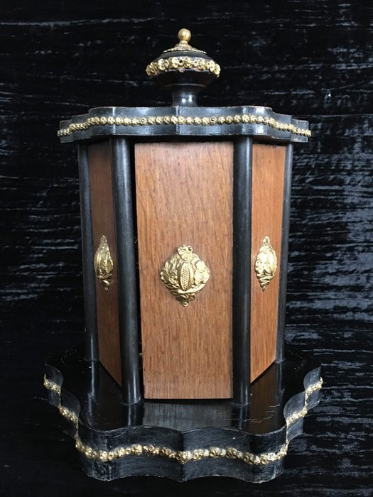 Rzadki cygaro Humidor Karuzela Napoleon Dziewiętnasty - drewno