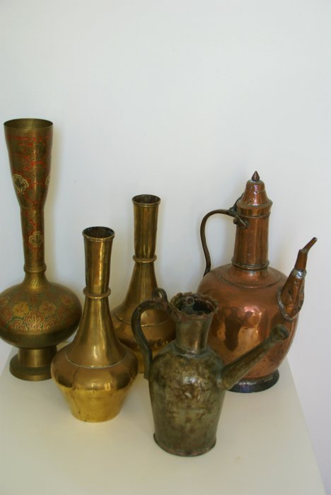 5 Antique Home Decor Items Bronze And Copper Catawiki - Antique Home Decor Items