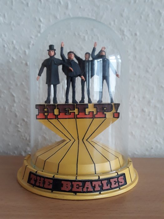 Franklin Mint - Die Beatles, "Help" - Figur - Glaskuppel - Porzellan