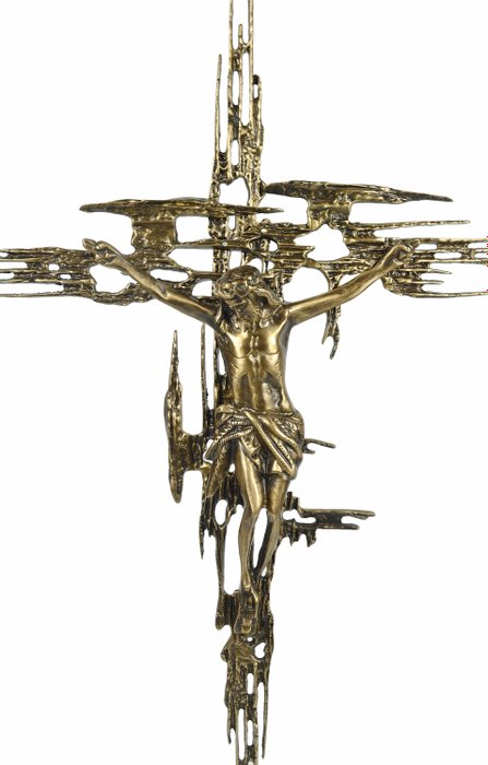 Cross - Christ of Dalí - Bronze