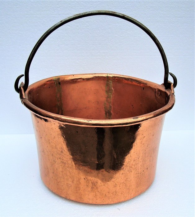 Copper Boiler for Wood blocks - Copper