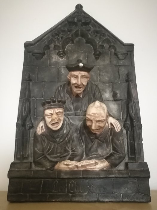 Les Chanters de la Cathedral de Tours, Skulptur - kridt