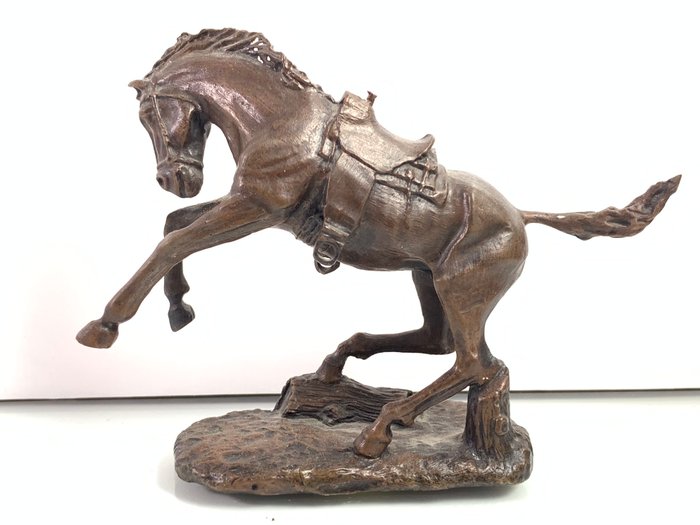 Franklin Mint - Paard "Western" - Brons