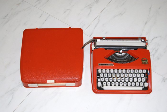 HERMES BABY ORANGE - Schreibmaschine