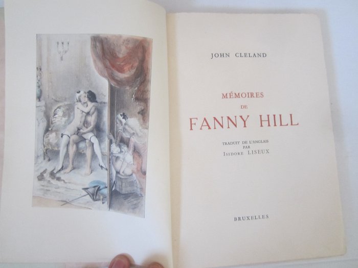 John Cleland, Paul-Emile Bécat  - Mémoires de Fanny Hill.  Tome 1 - sans date (vers 1940)