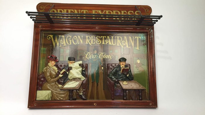 Country Corner  - KAPSTOK "Orient Express' Wagon Restaurant Tea Time - Holz