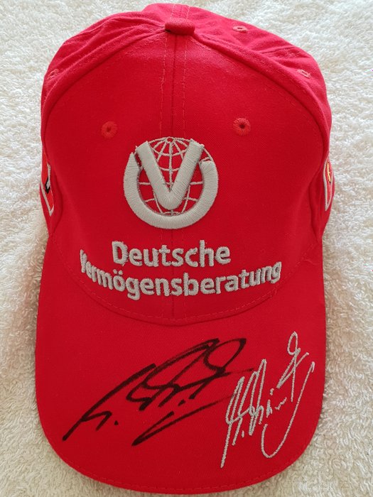 Ferrari - Formel 1 - Michael Schumacher - Autogramm, Mütze