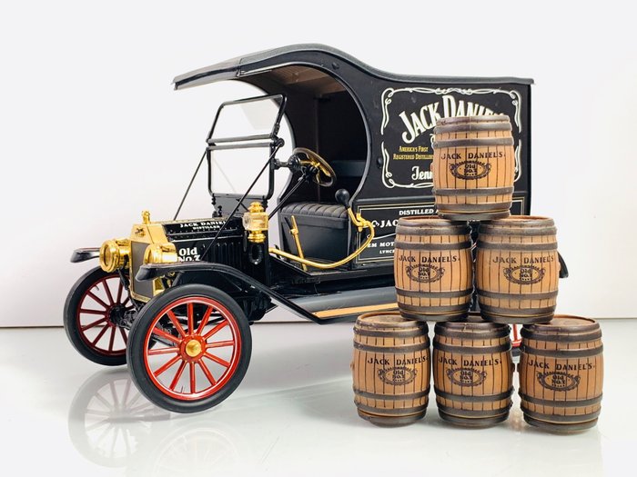 Franklin Mint - Ford Modelo T Jack Daniels 24kt oro plateado piezas - Hecho de más de 150 partes individuales - brillante!